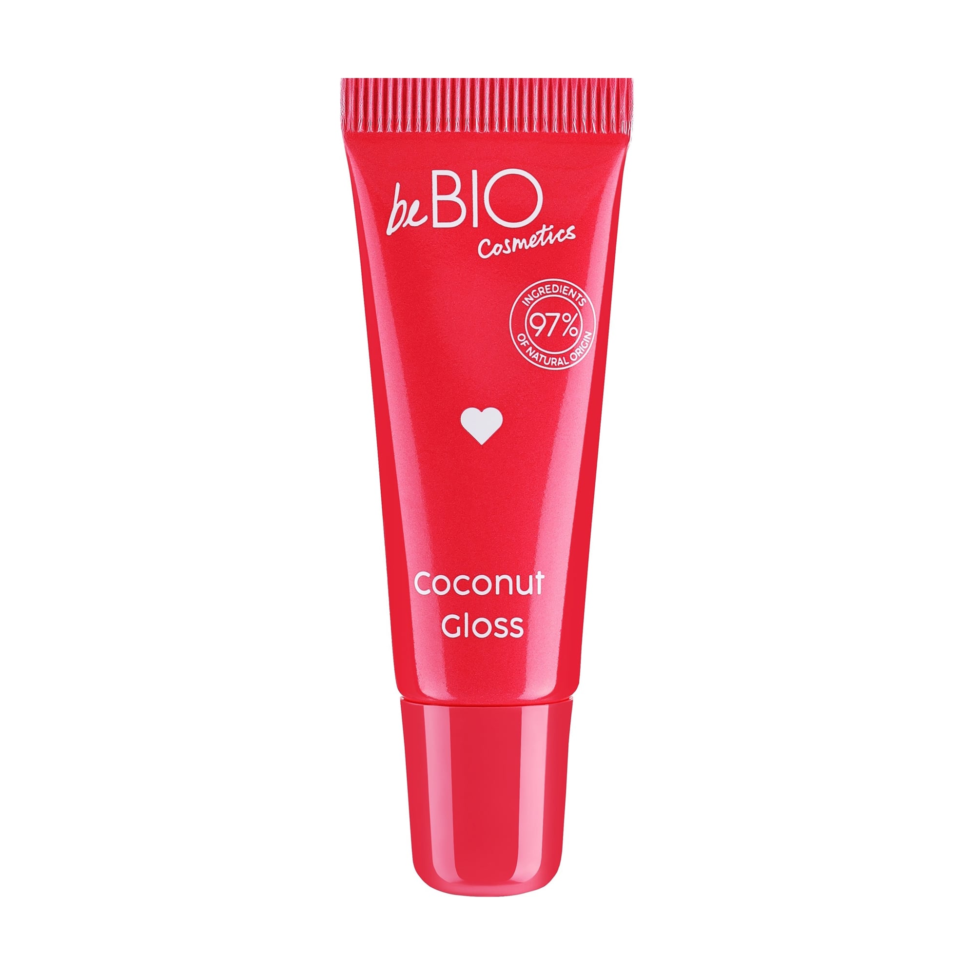 Гель-олія для губ beBIO Glazed Lip Natural Jelly Lip Oil, Coconut Gloss, 10 мл